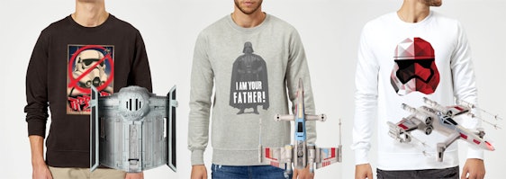 Star Wars Drohne & Sweatshirt Bundle für je 55€ - offiziell lizenziert