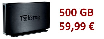 Trekstor DataStation maxi m.u 500GB für 59,99 €