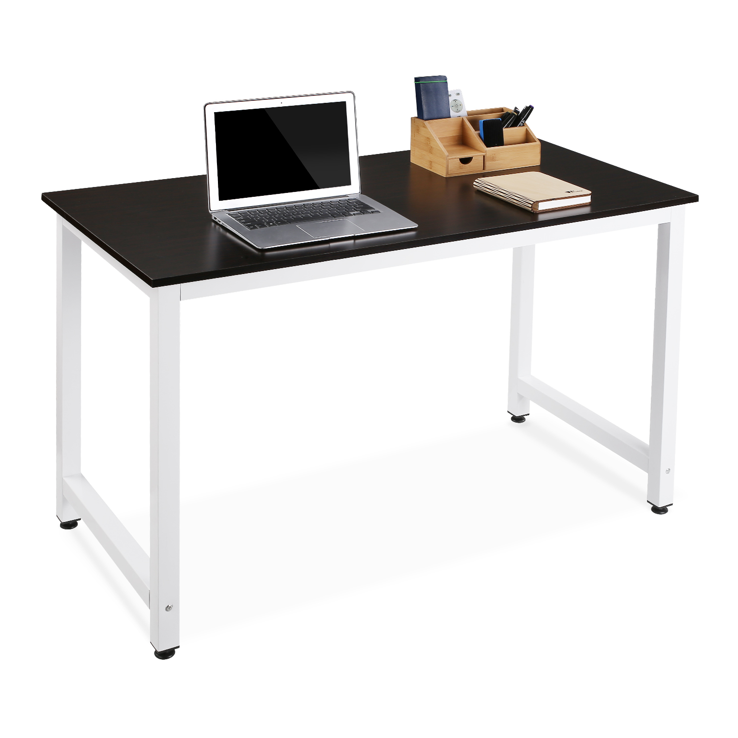 58,5€ für Schreibtisch Computertisch,Farbe in Espresso/Hellbuche, 120*60*74cm