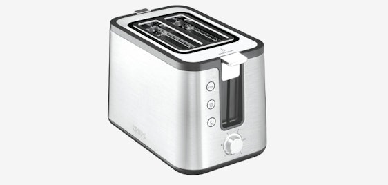 Krups KH442D Control Line 850W für 40€ - Premium-Toaster mit Hebelfunktion & Brötchenaufsatz