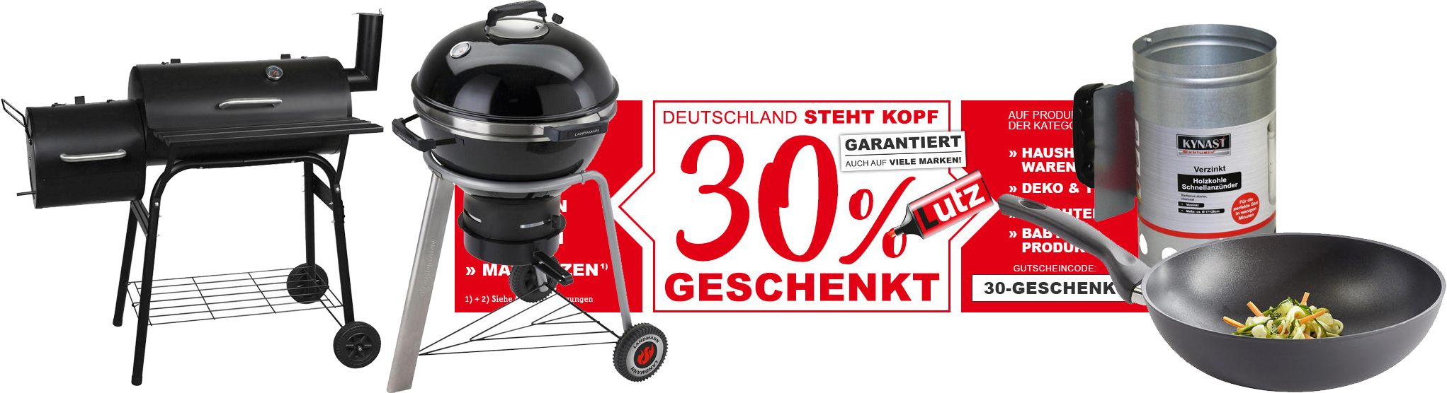 Deutschland steht Kopf: 30% Rabatt auf Haushalt, Möbel &amp; mehr bei XXXLutz