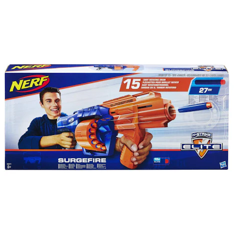 Amazon Prime - Hasbro E0011EU4 - N-Strike Elite Surgefire Spielzeugblaster