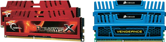 G.Skill Ripjawsx 8GB und Corsair Vengeance 8GB für 37€ - DDR3-1600 Arbeitsspeicher