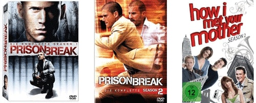 3 TV-Serien Staffeln für 30€ - How I Met Your Mother, Prison Break,... (Update)