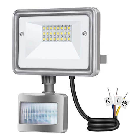 10W Fluter mit Bewegungsmelder OSRAM chips ersatzt 100W HPS 950lm Strahler DC 12-24V