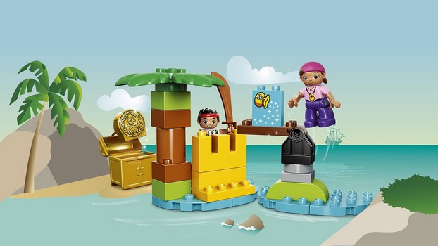 Lego Duplo - Jake und die Nimmerland-Piraten-Schatzinsel ab 11€