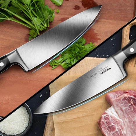 Kochmesser, Rostfreier Stahl 20 cm Küchenmesser,Sehr Scharfe Klinge
