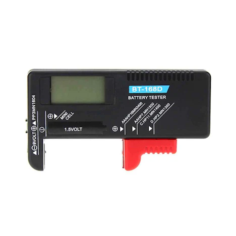 BT-168D Digital-Batterie-Tester Volt Checker 9V 1.5V Knopfzelle wiederaufladbare AAA AA C D Universal-Batterietest