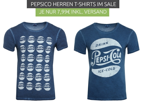 Pepsi T-Shirt nur 7,99€ inkl.Versand statt 12,99€