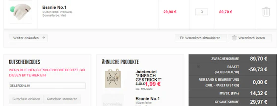 BommelMe Beanies ab 9,99€ durch 20€ Gutschein *UPDATE*