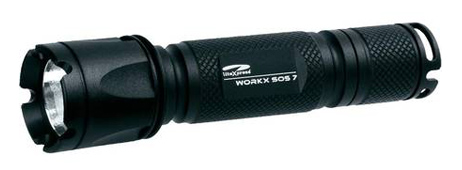 LiteXpress Workx SOS 7 für 11€ - kompakte 3 Modi LED Ta­schen­lam­pe
