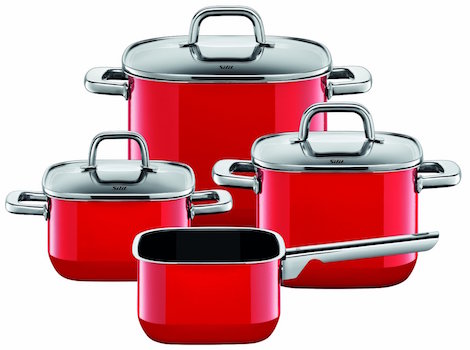 Silit 16271811 für 249€ – 4 tlg. Topf-Set in rot