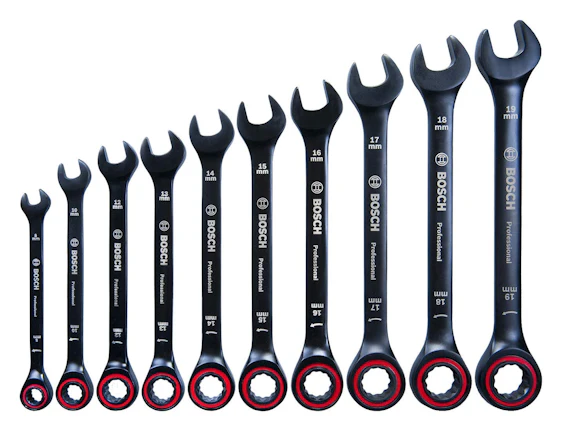Bosch Professional 10 tlg. Ring Maulschlüssel Satz mit Ratschenfunktion für 63,99 EUR inkl. Versand