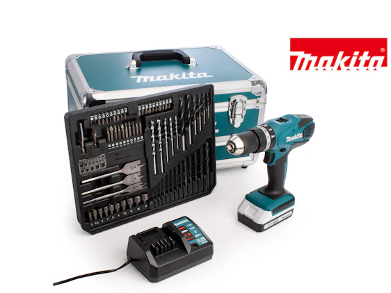 Makita G-Series 18-V-Kombibohrer im Koffer mit 70 Teilen | HP457DWX4