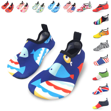 Unisex Strand-/Badeschuhe in 11 Designs für je 5,19€ statt 12,99€