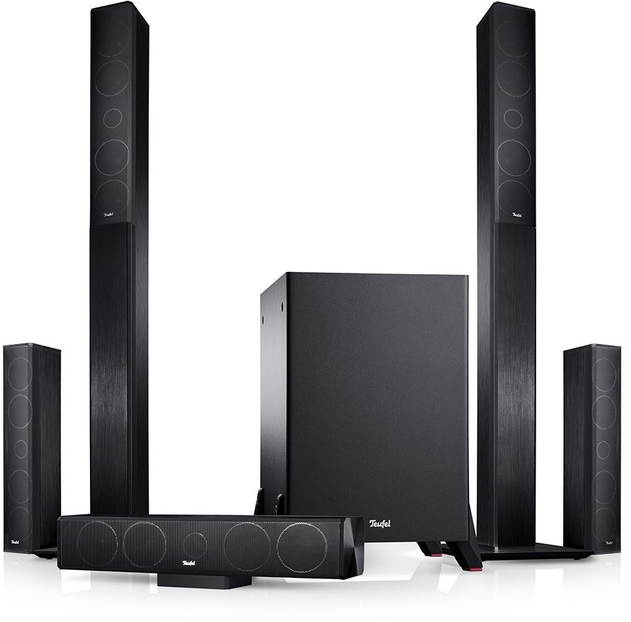 Teufel LT 4 5.1-Set M (L 430 FR + L 430 FCR + L 430 C + T8) schwarz: 849,99€ statt 967,98€