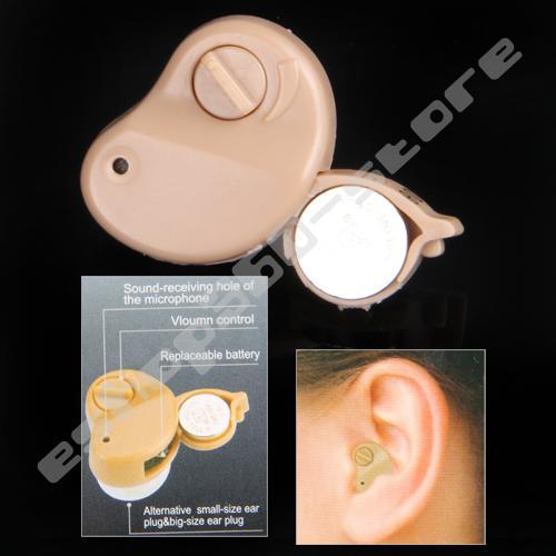 1 Paar Hautfarbener Hörverstärker Hörgerät für 9,15€ inklusive Versand