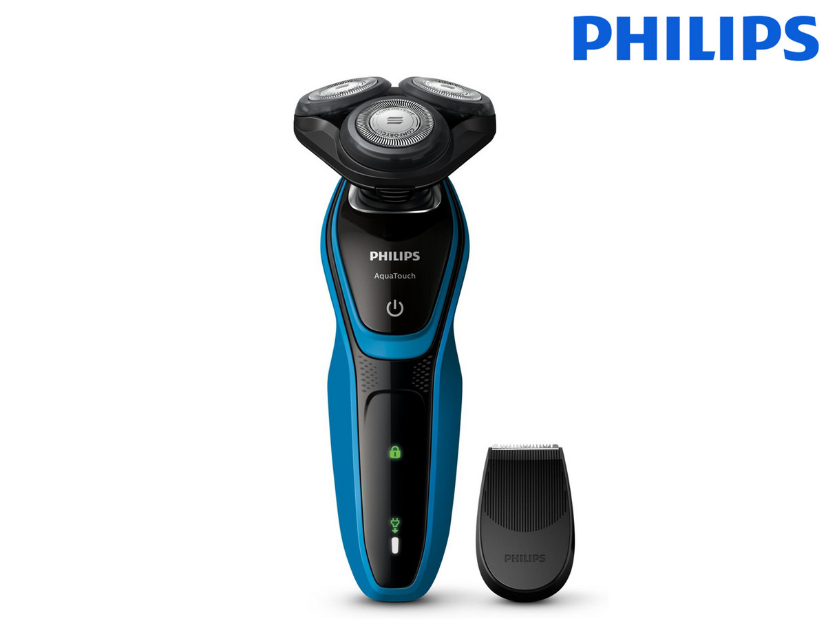 Philips Rotationsrasierer Schwarz/Blau für nur 55,90 EUR inkl. Versand