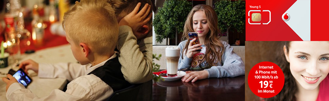 Vodafone Young Tarife für Kinder ab 10 Jahren - ab dem 25. April