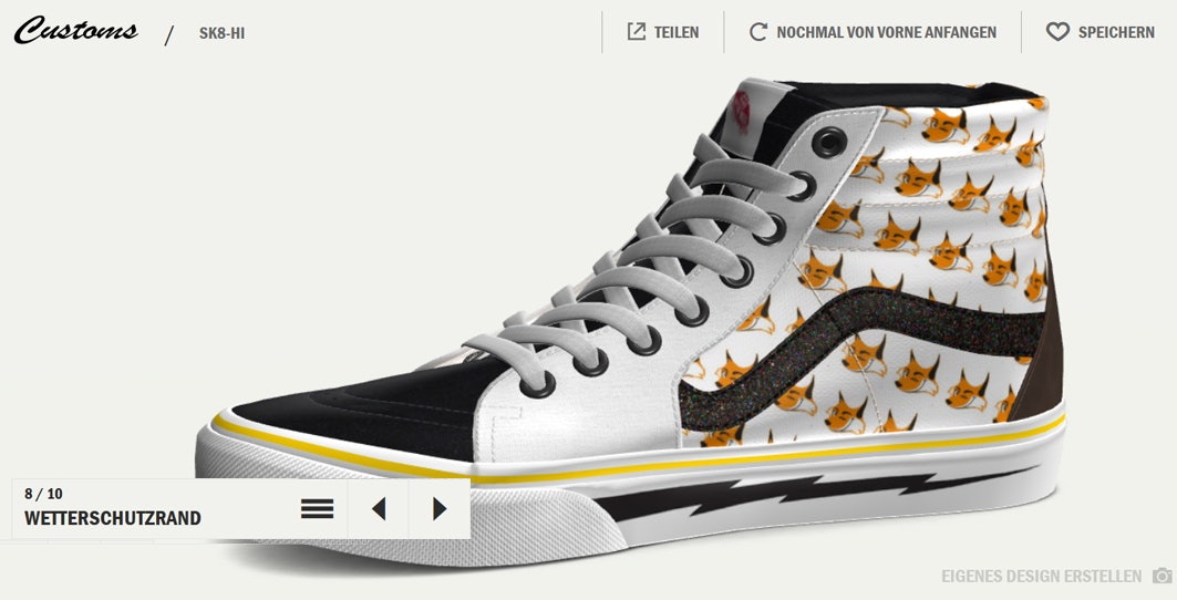 Vans selbst gestalten