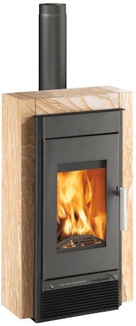 Haas+Sohn 'Hasvik' für 1.742€ - Holz Kaminofen, Sandstein, 8kW Leistung mit 81% Wirkungsgrad für 230m²