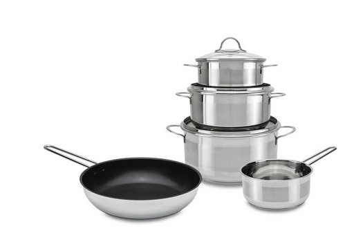 KOCHTOPFSET Edelstahl 5-teilig