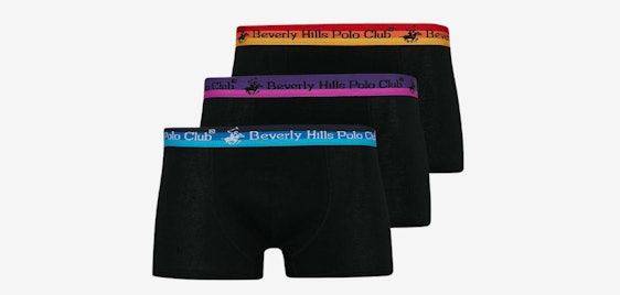 3er-Pack Beverly Hills Polo Club Boxershorts für 9,99€ zzgl. Versand | 4 Varianten verfügbar