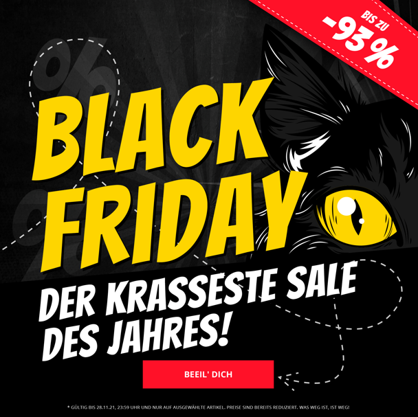 Black Friday bei SportSpar 🏃‍♂️ »  bis zu -93 % reduziert - z.B. adidas Cloudfoam Pure Sneaker für 22€