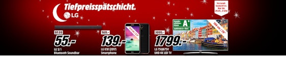 LG Tiefpreisspätschicht bei Media Markt - z. B. LG 55EG9A7V FHD OLED-Fernseher für 899€