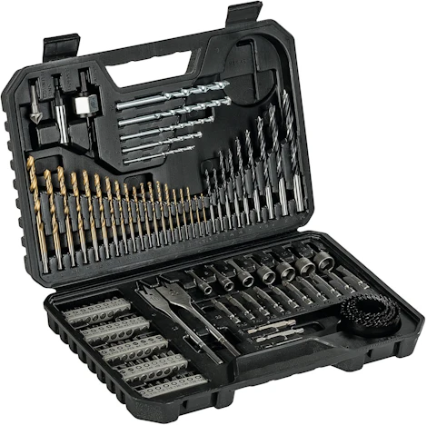 Bosch V-Line Bohrer- und Schrauber-Set für 25€ - Titanium-Set 103-tlg. (2607017367) für Holz, Stein und Metall