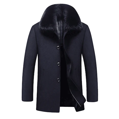 Wintermantel Herren Kurz Business Regular fit in 8 Farben