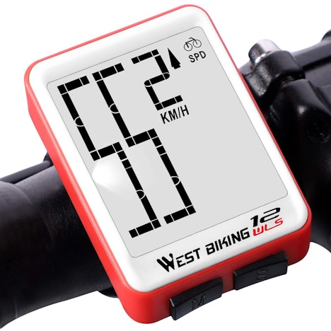 Tachometer Fahrrad Geschwindigkeit Distanz Zeitmaß mit LCD-Hintergrundbeleuchtung