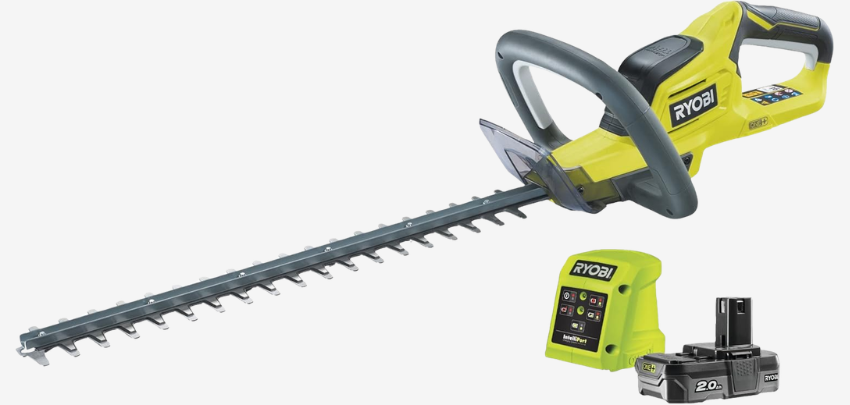 Ryobi 18V ONE+ Akku-Heckenschere im Set für 90€ 🌿 inkl. 2Ah Akku &amp; Ladegerät