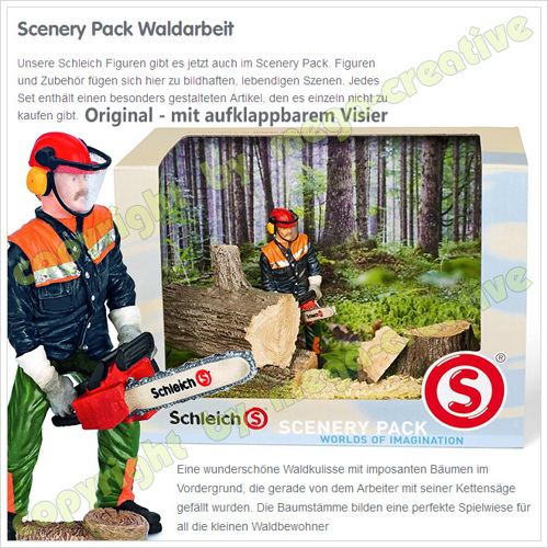 Schleich Scenery Pack - Waldarbeit (41806) für nur 3,95 EUR + 3,90 EUR Versand