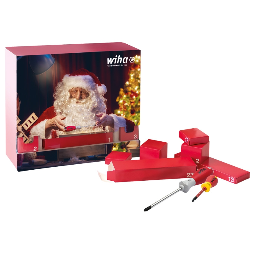 Wiha Adventskalender gefüllt mit Werkzeugen von Wiha für 19,95 EUR