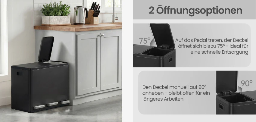 SONGMICS-Abfalleimer-Details