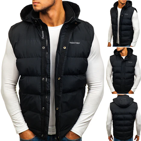 Weste Steppweste Bodywarmer Jacke Übergangs Herren Mix BOLF für 29,95 EUR