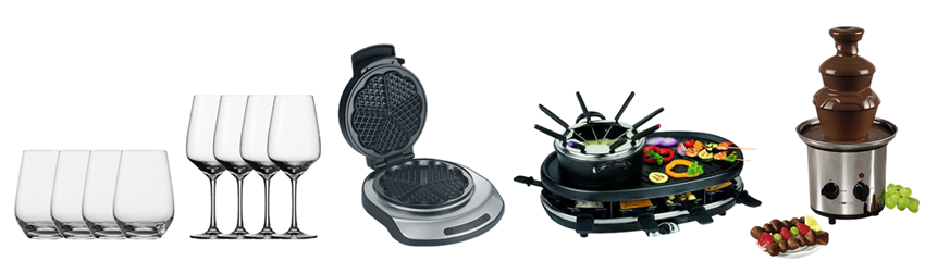 Schnäppchen für das perfekte Valentinstagsdinner bei Saturn - z.B. 4 Vivo-Gläser für 8€