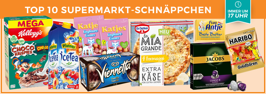 Top 10 Supermarkt-Schnäppchen der KW 44 🛒 - z. B. 2x Katjes Fruchtgummi  für 0,89€
