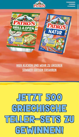 Teller gewinnen mit Patros