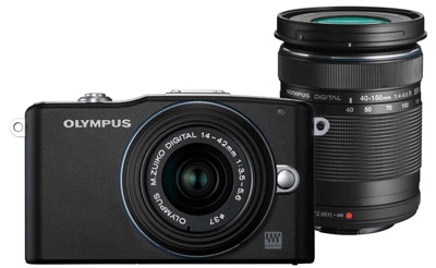 Olympus Pen E-PM1 Kit 14-42 mm + 40-150 mm für 361€ - Systemkamera mit 2 Objektiven (Update 1)