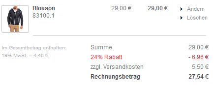 24% Rabatt auf Alles bei C&A (Update)