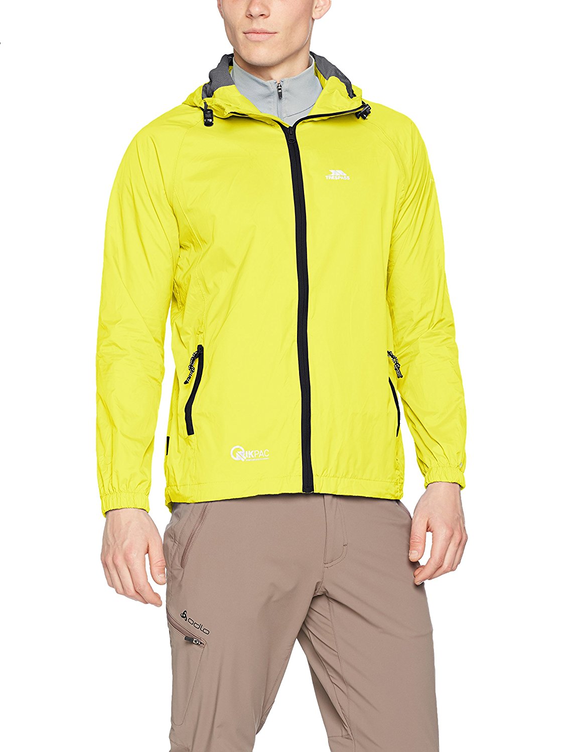 Trespass Qikpac Jacket, Cobalt, M, Kompakt Zusammenrollbare Wasserdichte Regenjacke, XXS