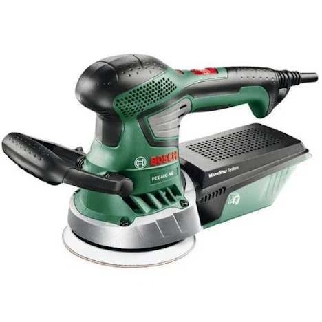 Bosch PEX 400AE Exzenterschleifer Set im Koffer für 89€