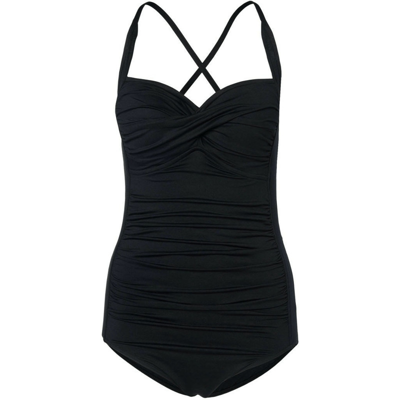 Aktion: Seafolly Goddess Twist Bandeau Maillot schwarz für nur 50,04€ statt 66,11€