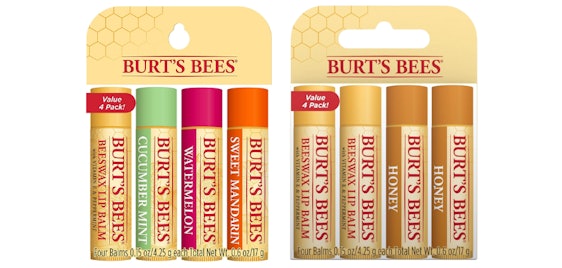 4er-Pack Burt’s Bees Lippenbalsam für 9€ - feuchtigkeitsspendend, 100% natürlich (Prime)