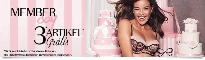 Hunkemöller 3. Artikel gratis schnaeppchenfuchs