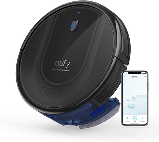Eufy Robovac G10 Hybrid für 99€ - beutelloser Saugroboter mit 100 min. Betriebszeit, 0,5l Behältervolumen & Absturzsensor, B-Ware