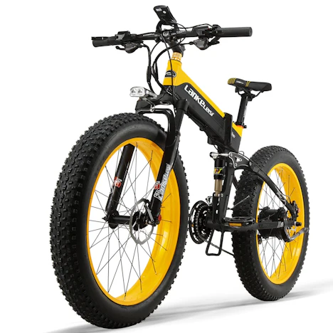 E-Bike LANKELEISI XT750 mit 400W / 10,4AH Akku – klappbar