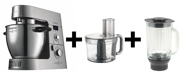 Kenwood KM 096 für 999€ - Küchenmaschine mit Multi-Zerkleinerer und Multi-Edelstahl-Mixaufsatz